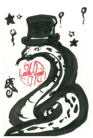 dapper snake (ink)